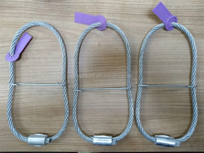 Anclaje de lazo de cable metálico para lazos de elevación